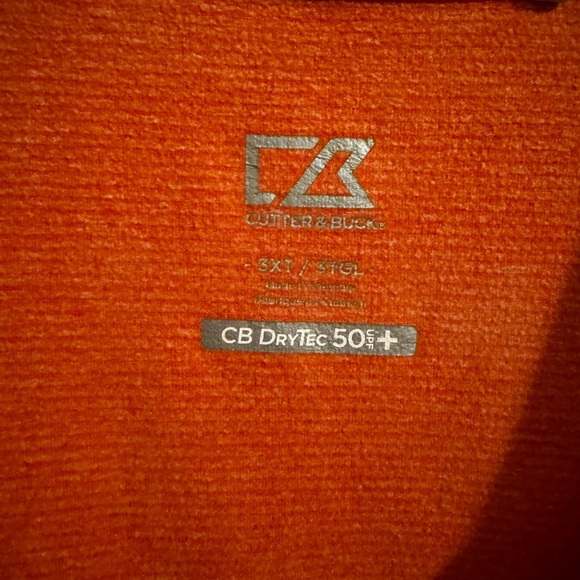 Cutter & Buck Mens NFL Denver Broncos Knit Quarter Zip Size 3XT - Picture 4 of 7